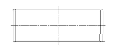 ACL Lancia Delta Integrale 2.0L Standard Size High Performance Rod Bearing Set 4B2904HX-STD 4B2904HX-STD Technical Drawing