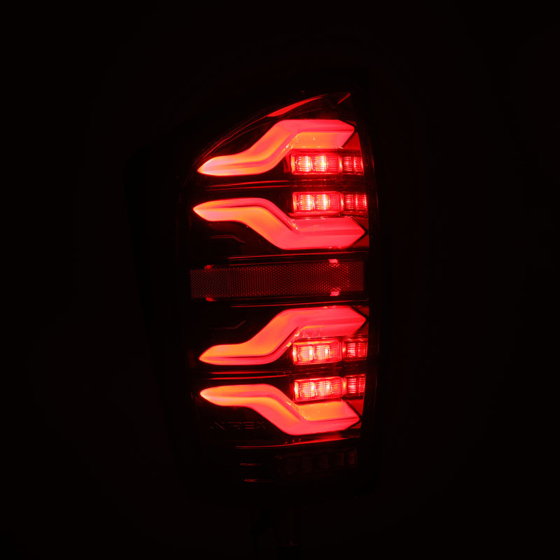 AlphaRex 16-21 Toyota Tacoma LUXX LED Taillights Alpha Blk w/Activ Light/Seq Signal 680080 680080 User 2