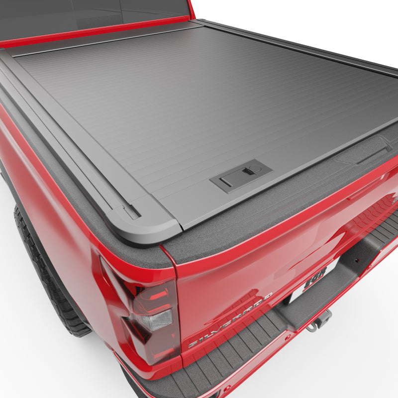 EGR Rolltrac Manual Retractable Bed Cover For Chevy/GMC 2500 Bed Length 6foot 9in RT040035ML RT040035ML Photo - Close Up