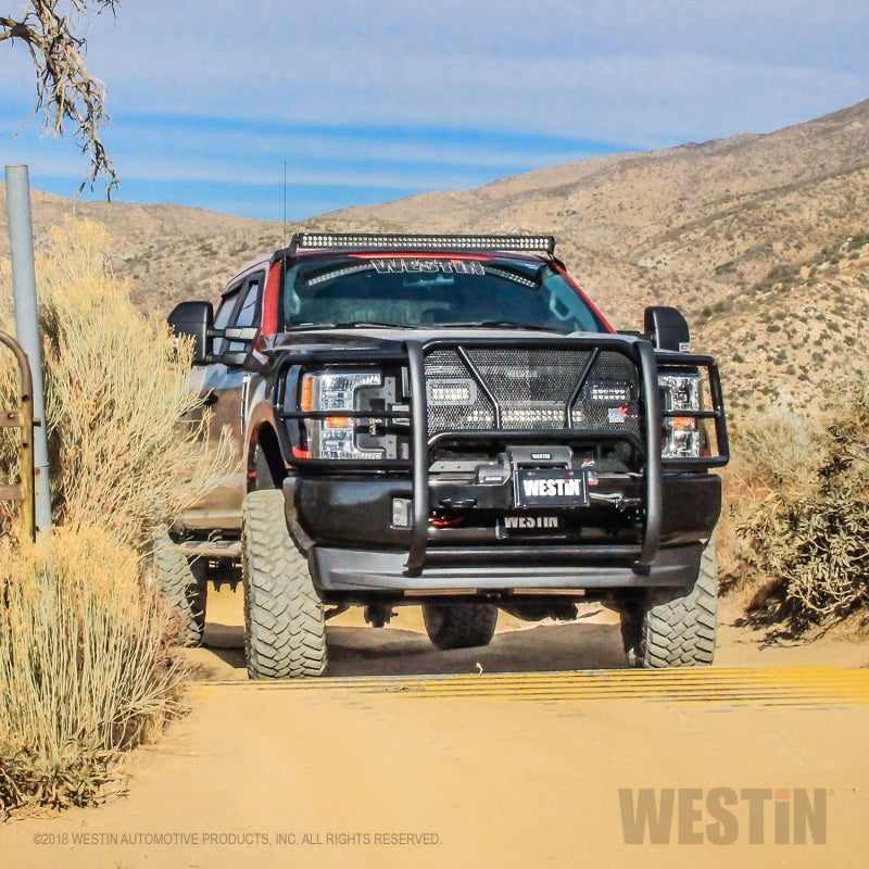 Westin HDX Winch Mount Grille Guard 57-93905 Photo - Mounted