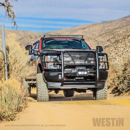 Westin HDX Winch Mount Grille Guard 57-93905 Photo - Mounted
