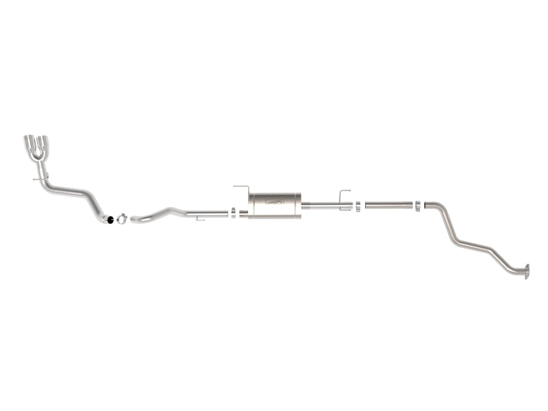 aFe 2024 Toyota Tacoma L4 2.4L Vulcan Series 2.5-3in 304 SS Steel Cat-Back Exhaust w/Polished Tips 49-36074-P 49-36074-P Photo - Unmounted