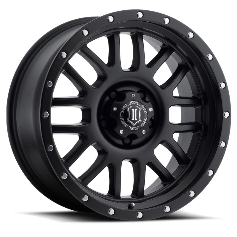 ICON Alpha 20x9 6x135 16mm Offset 5.625in BS Satin Black Wheel 1220906356SB 1220906356SB Photo - Primary