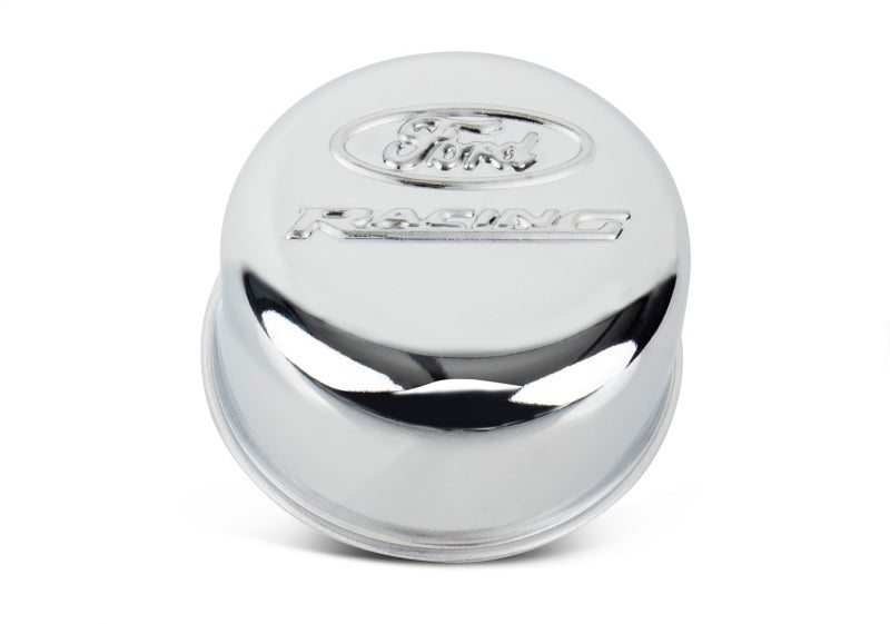 Ford Racing Logo Push-In Type Air Breather Cap - Chrome 302-215 302-215 Photo - Unmounted