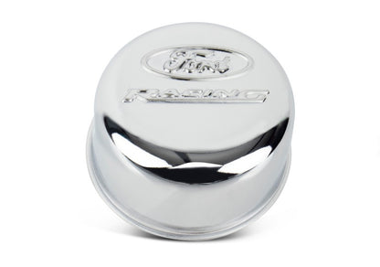 Ford Racing Logo Push-In Type Air Breather Cap - Chrome 302-215 302-215 Photo - Unmounted