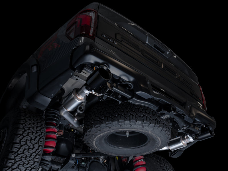 AWE Tuning AWE Gen 3 Raptor R SwitchPath Exhaust - Diamond Black Tips 3025-33852 3025-33852 Photo - Mounted