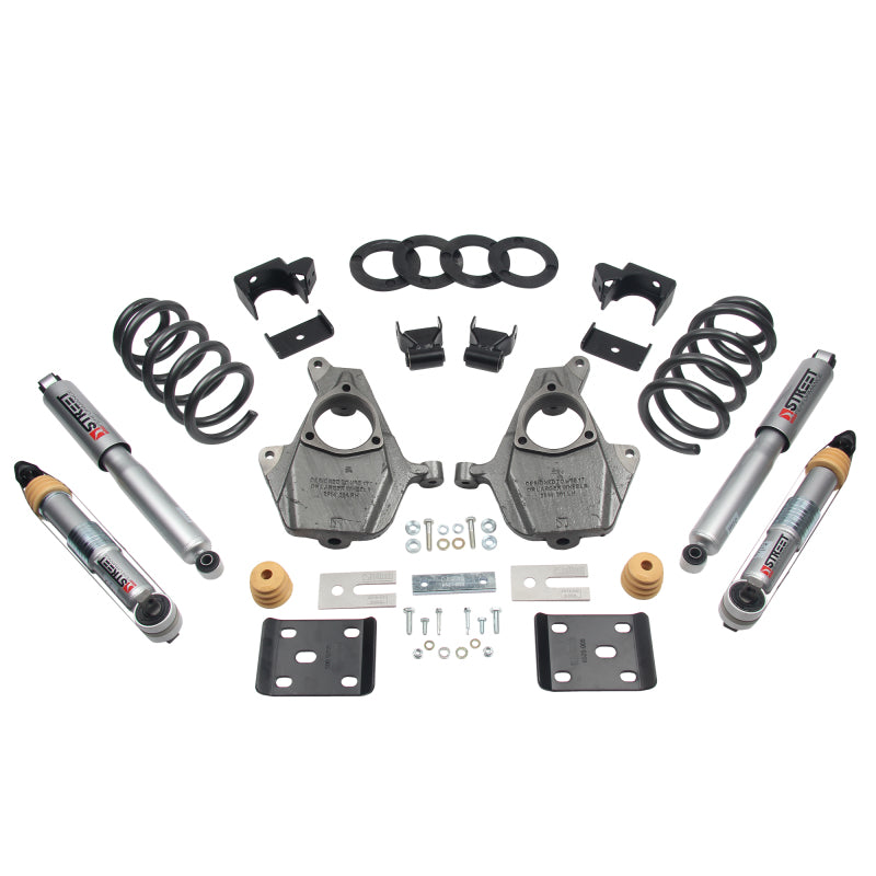 Belltech Lowering Kits 16.5-17 Chevy Silverado Crew Cab 2WD 3-4F / 7R 1016SP Photo - Primary