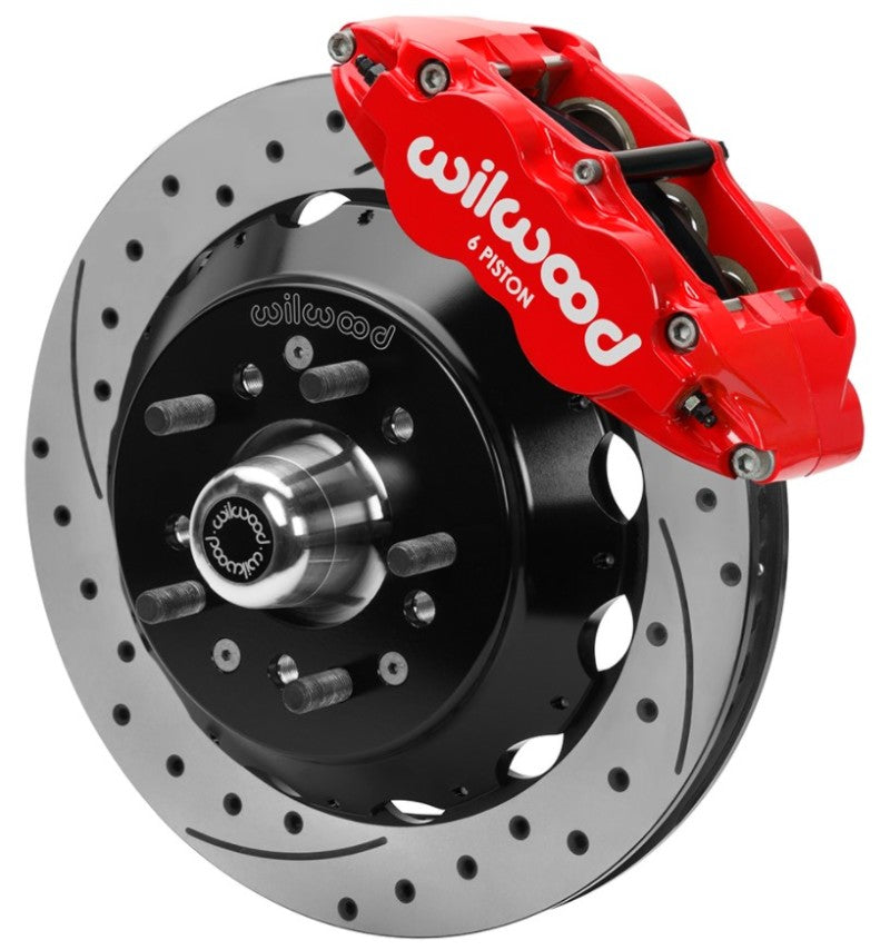 Wilwood 70-81 FBody/75-79 A&XBody FNSL6R Frt Brk Kit 12.88in D/S Rtr Red Caliper Use w/ PD Spindle 140-15982-DR 140-15982-DR User 1