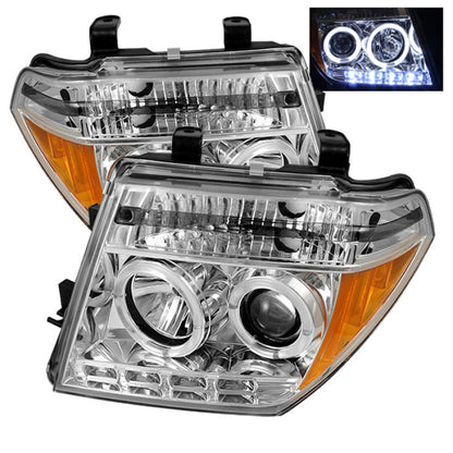 Spyder Nissan Frontier 05-08 Projector Headlights LED Halo LED Chrm PRO-YD-NF05-HL-C 5011534 5011534 Photo - Primary