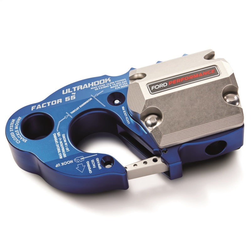 Ford Racing Factor 55 UltraHook w/Rope Guard - Blue M-1821-UHB M-1821-UHB Photo - Primary