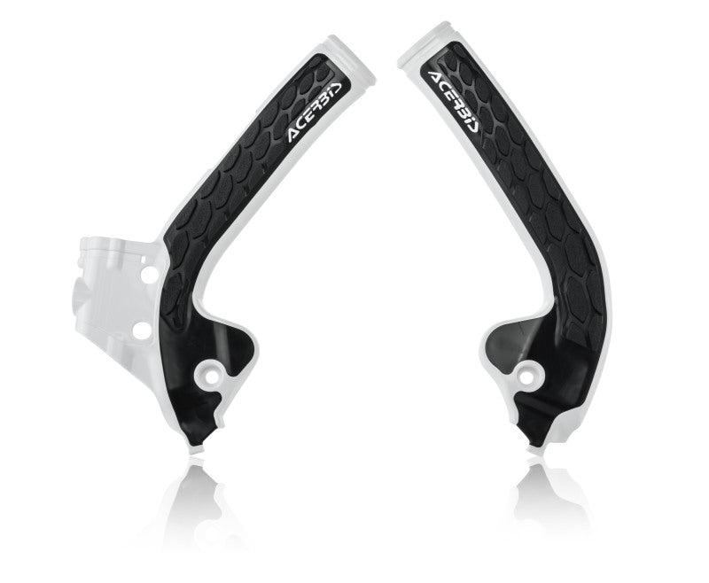 Acerbis 18+ KTM SX 85/ Husqvarna TC85/ 21+ GasGas MC85 Frame Guards- X-Grip - White/Black 2686041035 2686041035 Photo - Primary