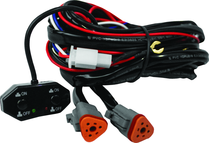 DragonFire Racing Hi-Int Drl Light Harness Dual 522029 522029 Photo - Primary