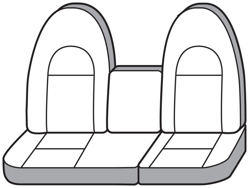 Covercraft 1997-01 Ford F150 Polycotton SeatSaver Custom Front Row Seat Covers - Grey SS3260PCGY SS3260PCGY Photo - out of package
