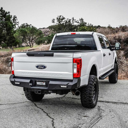 Westin 17-20 Ford F-250/350 Pro-Series Rear Bumper - Textured Black 58-421175 58-421175 Photo - Mounted