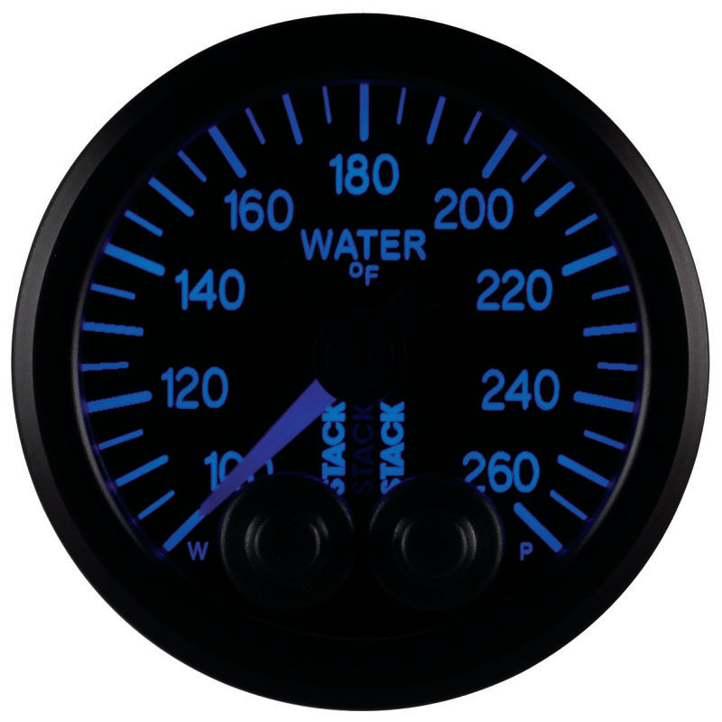 Autometer Gauge WTmp Pro-Cntrl 52mm Blk 100-260 deg. ST3508 User 8