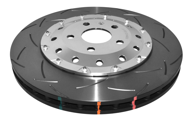 DBA 2016 Audi RS5 (w/Wavy Iron Rotors) Convertible Rear 5000 Series Slotted Rotor w/Silver Hat 52841SLVS 52841SLVS Photo - out of package
