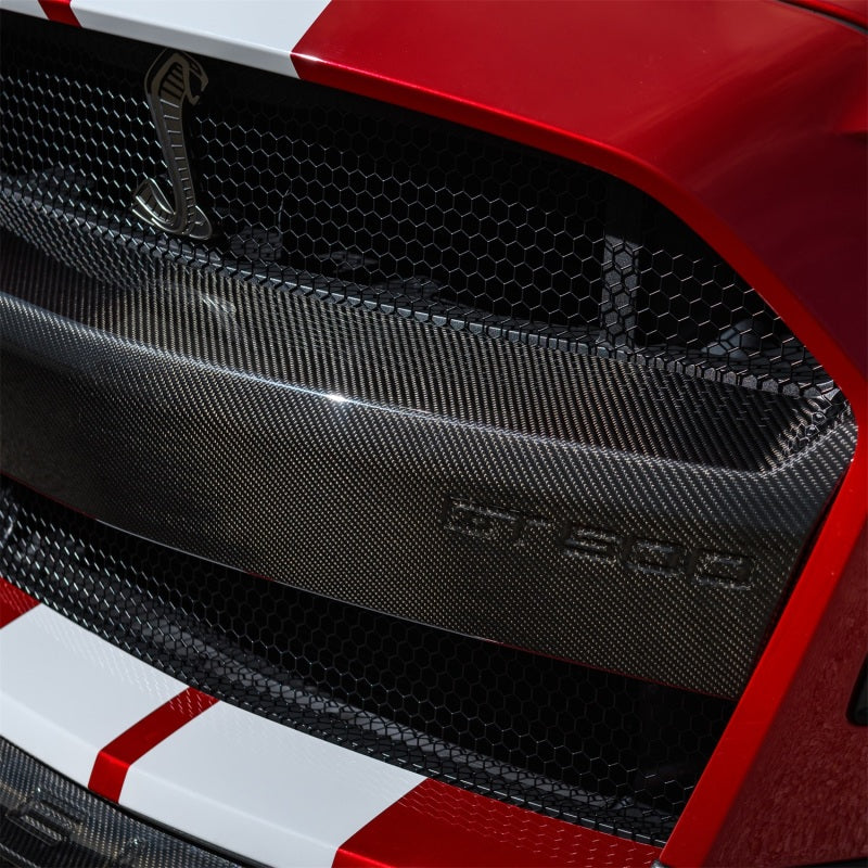 Ford Racing 20-21 Mustang GT500 Carbon Fiber Bumper Insert M-17750-MCF M-17750-MCF Photo - Mounted