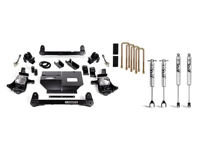 Cognito 11-19 Chevy/GMC Silv/Sierra 2500/3500 HD 2WD/4WD 4in Std Lift Kit w/ Fox PSMT 2.0 Shocks 110-P0778 110-P0778 Photo - Primary