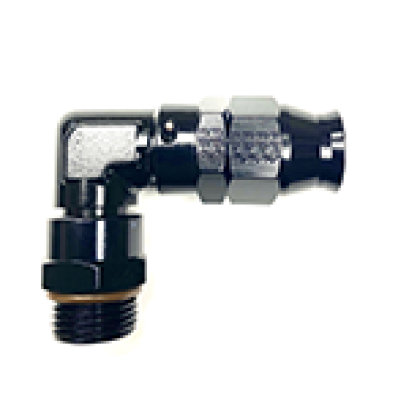 Fragola -10AN 90 Degree Real Street Hose End x -10AN Male ORB (7/8-14) 689710-BL 689710-BL Photo - Primary