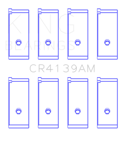King Engine Bearings King Honda 91CI/1.5L D15A2/D15A3/D15B1/D15B2/D15B7/D15B8/D15Z1 (Size +0.25) Rod Bearing Set CR4139AM0.25 CR4139AM0.25 Photo - Primary