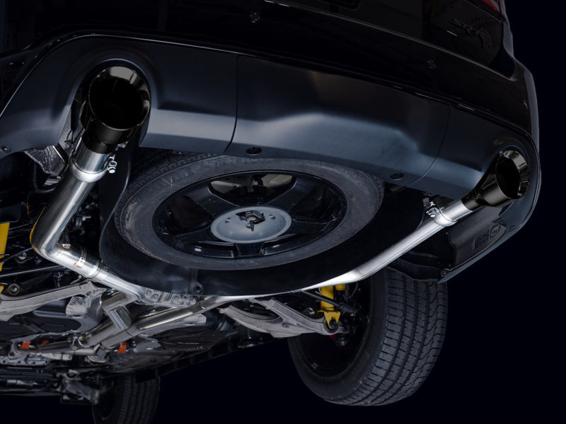 AWE Tuning 18-23 Dodge Durango SRT & Hellcat Track Edition Exhaust - Diamond Black Tips 3020-33952 3020-33952 Photo - Mounted