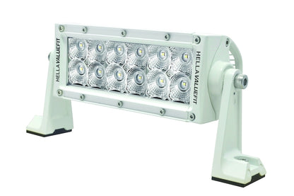 Hella Value Fit 8in Light - 36W Dual Row White Housing Flood Beam - LED 357208011 357208011 Photo - Primary