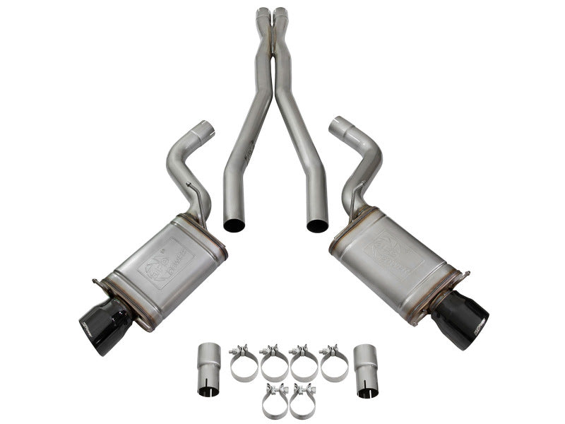 aFe  POWER 49-34063-B  MACH Force-Xp 3" 304 SS Cat-Back Exhaust System 49-34063-B Photo - Unmounted