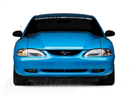 Raxiom 94-98 Ford Mustang Axial Series Cobra Style Headlights- Chrome Housing (Clear Lens) 49049 49049 Photo - Close Up