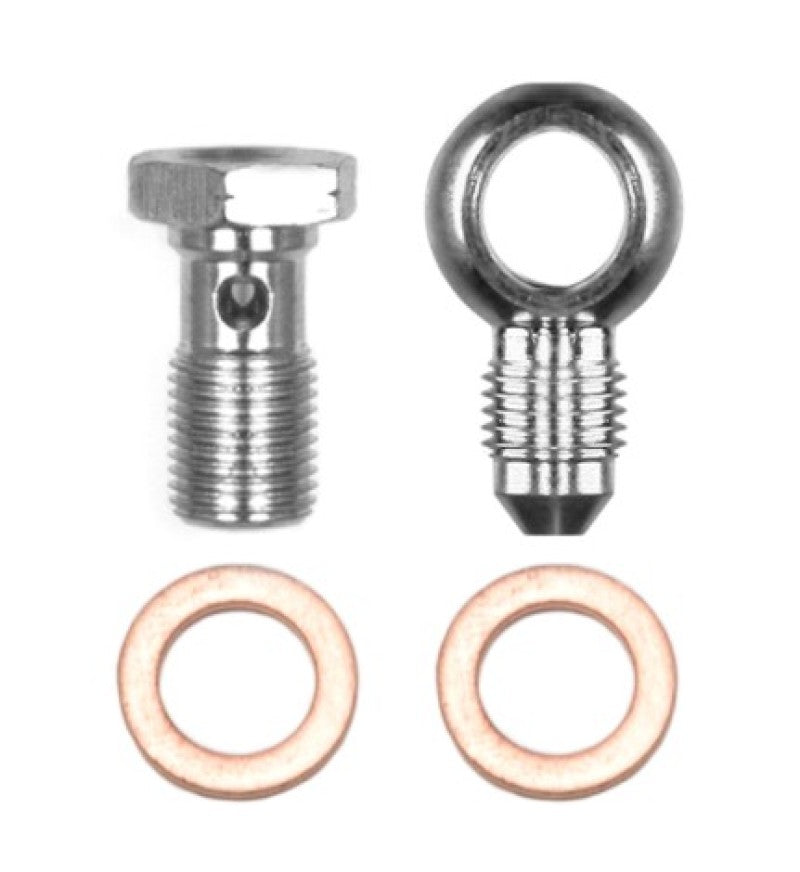 Wilwood Banjo Fitting Kit -3 male to 10mm-1.00 Banjo Bolt & Crush Washers (1 qty) 220-14431 220-14431 User 1