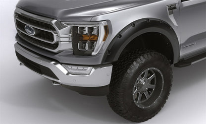Bushwacker 17-21 Ford F-250 Super Duty Forge Style Flares 4pc - Black 28129-08 28129-08 Photo - Mounted