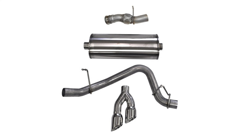 Corsa Performance 15-16 GMC Yukon Denali 6.2L V8 Single Side Exit Cat-Back Exhaust 14826 Photo - Primary