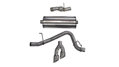 Corsa Performance 15-16 GMC Yukon Denali 6.2L V8 Single Side Exit Cat-Back Exhaust 14826 Photo - Primary