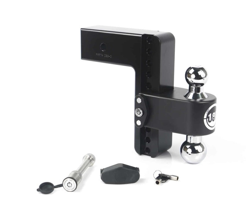 Weigh Safe 180 Hitch 8in Drop Hitch & 3in Shank (10K/21K GTWR) w/WS05 - Black Cerakote CTB8-3-KA-CER-BLA CTB8-3-KA-CER-BLA User 1