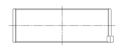 ACL Mini Cooper W10B16 Standard Size High Performance Rod Bearing Set 4B2903H-STD 4B2903H-STD Technical Drawing