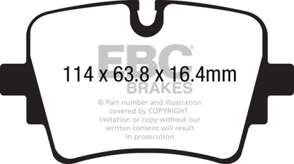 EBC Disc Brake Pad Set DP32192C Photo - Primary
