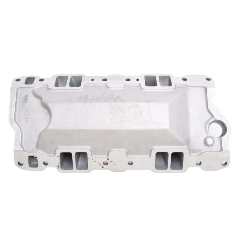 Edelbrock Sbc Perf Air Gap Manifold Polished 26011 Photo - out of package