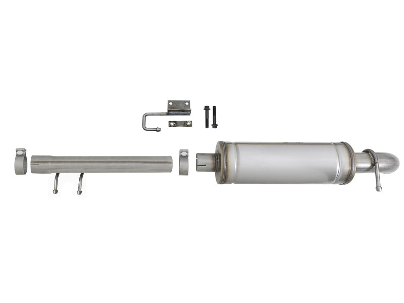 aFe Cat-Back Exhaust System ROCK BASHER 2-1/2in to 3in 409 Stainless Steel 49-48069 Photo - Unmounted