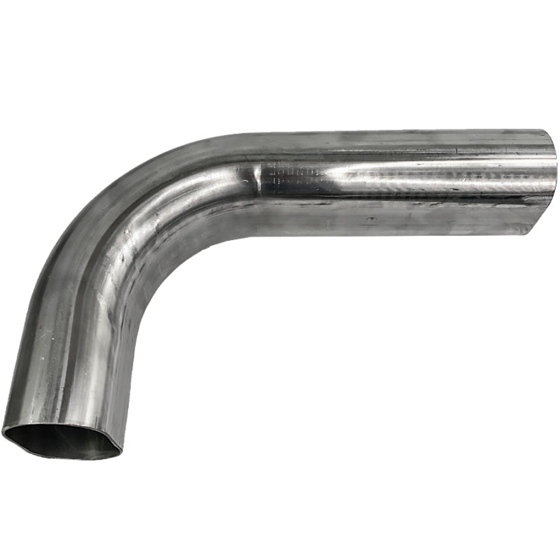 Granatelli Motor Sports Granatelli 3in Oval Stainless Steel Vertical Radius 90 Deg bend 4.5in Bend Radius Tubing 313539 313539 Photo - Primary