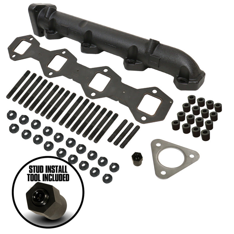 BD Diesel 6.7L Powerstroke Driver's Side Exhaust Manifold Kit - Ford 2011-2016 1043006 Photo - out of package