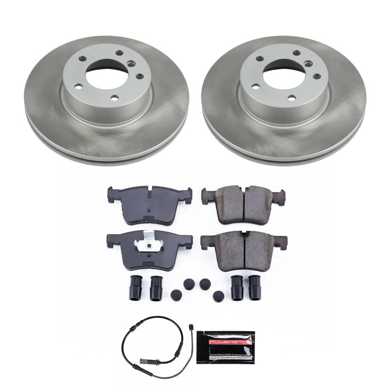 PowerStop Power Stop 17-20 BMW 430i xDrive Gran Coupe Front Semi-Coated Rotor Kit SC6743 SC6743 Photo - Primary