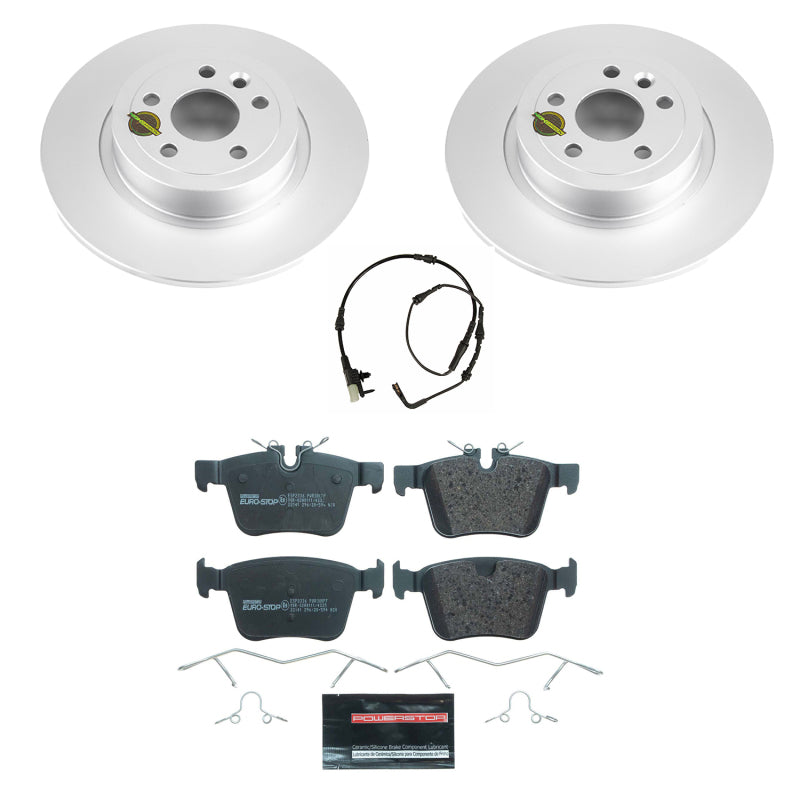 Power Stop 16-19 Land Rover Range Rover Evoque Rear Euro-Stop Brake Kit ESK7994 ESK7994 Photo - Primary