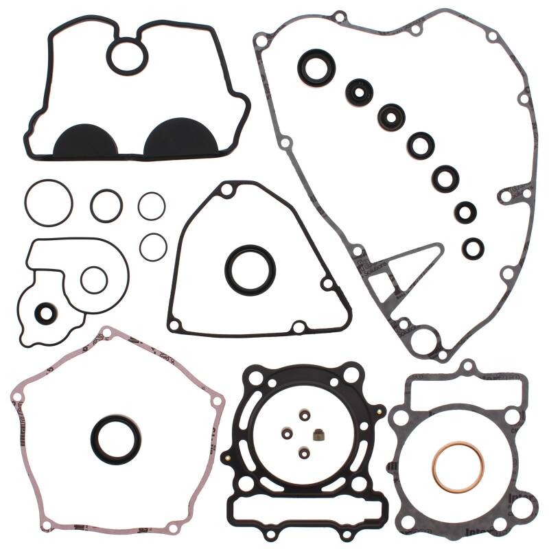 Vertex Pistons Vertex Gaskets 06-08 Kawasaki KX250F Complete Gasket Kit w/ Oil Seals 811468 811468 Photo - Primary