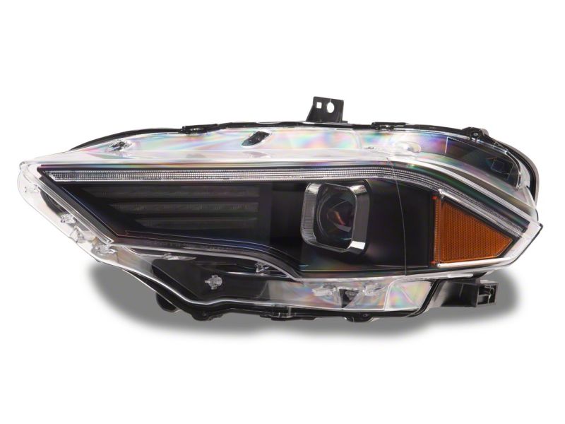 Raxiom 18-23 Ford Mustang GT EcoBoost LED Projector Headlights- Blk Housing (Clear Lens) 407614 407614 Photo - Close Up