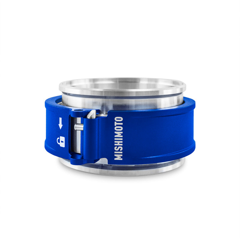 Mishimoto 3.0in Quick Release Clamp Assembly - Blue MMCLAMP-QD-30BL MMCLAMP-QD-30BL Photo - Primary