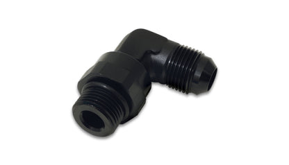 Vibrant -8AN Male Flare to Male -10 ORB Swivel 90 Degree Adapter - Anodized Black 16965 16965 Photo - Primary