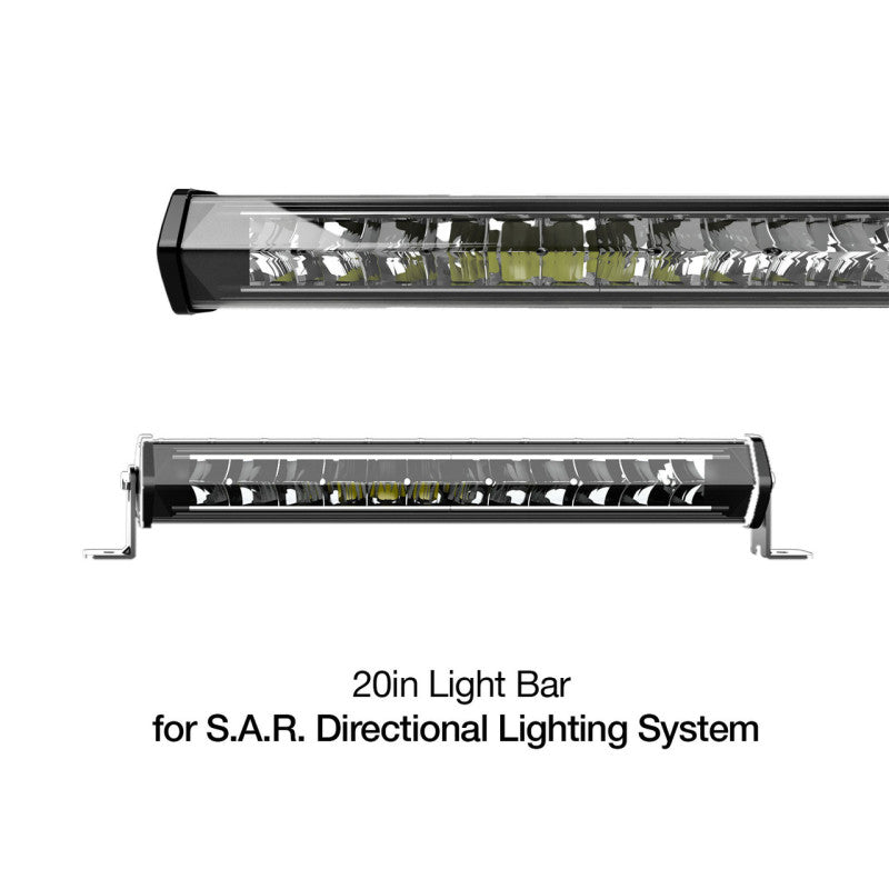 XKGLOW XK Glow White Housing SAR Light Bar - Emergency Search and Rescue Light 20In XK-SAR-1W XK-SAR-1W User 1