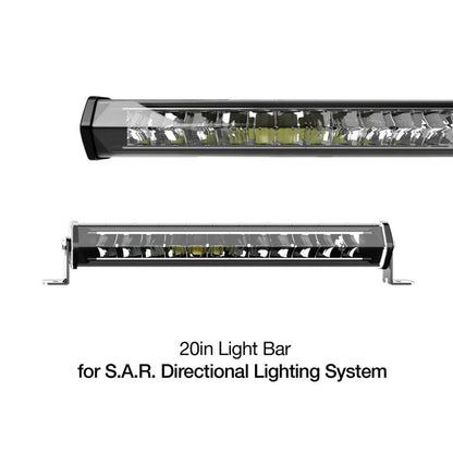 XKGLOW XK Glow White Housing SAR Light Bar - Emergency Search and Rescue Light 20In XK-SAR-1W XK-SAR-1W User 1