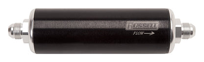 Russell Profilter 8 1/4" 60 Micron #10 Inlet/#6 Outlet Black/Clear Anodized 649213 Photo - Primary