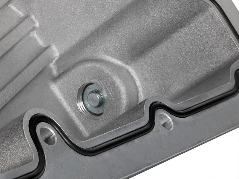 aFe Pro Series Engine Oil Pan Black w/ Machined Fins Ford Diesel Trucks 46-70322 Photo - Unmounted