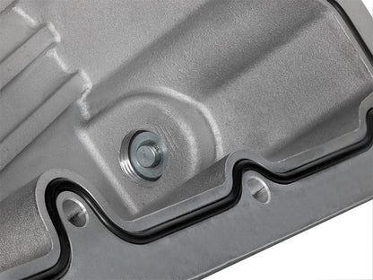 aFe Pro Series Engine Oil Pan Black w/ Machined Fins Ford Diesel Trucks 46-70322 Photo - Unmounted